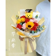 7 Soap Flower Convo Bouquet🎓