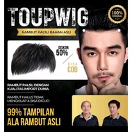 Toupee Wig Men Short Wig For Bald Cover