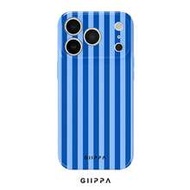 1 Piece Blue Striped Pattern Phone 17 Pro Max Case, Suitable For Phone 16 Pro Max, 15 Pro Max, 14 Pr