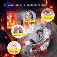 CRUNCHCRAFT​ Fire Escape Mask, Multi-Layered Filter Fireproof Filter Smoke Filter Respirator, Easy-F