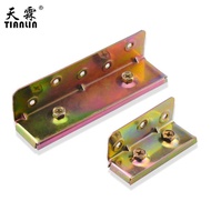 Thickened Bed Hinge Bed Latch Bed Buckle Furniture Invisible Bed Accessories Connector Screws Bed Ha