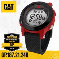 CAT รุ่น Pedometer OP (นับก้าวเดิน คำนวณแคลอรี่) นาฬิกา CAT Caterpillar ผู้ชาย ของแท้ สายซิลิโคน สิน