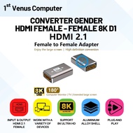 Extension Adapter HDMI Female To HDMI Female 2.1 8K HDMI Adapter/ F To F 2.1 8K 60Hz HDMI Connection