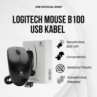(JMB) Mouse Logitech B100 Optical USB / Mouse B100 / Mouse Kabel Logitech B 100 (B M)