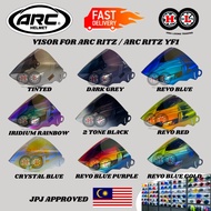 VISOR ARC RITZ / ARC TWO TONE RITZ / YF1 / AR4 / YF DRAGON ( VISOR SIANG & MALAM )- VISOR BOGO / VIS