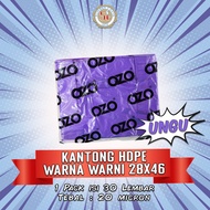 Kantong Plastik Kresek Warna-warni UK 28x46 HDPE