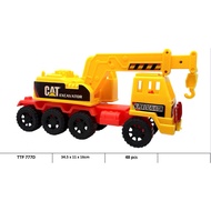 Super Excavator Crane Truck Toy 8-Wheel Heavy Equipment Truck for Children Construction Truck 777D