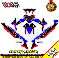 Decal Supra X 125 R Modif Keren Stiker Supra X 125 R Full Body Striping Supra X 125 R Variasi Keren
