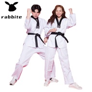 ✖✽Rabbite WTF Taekwondo Uniform for Kids Adult 110cm-190cm Karate Uniform for Kids Shift Long Sleeve