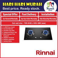 Rinnai RB982G Built-In Gas Hob / Rinnai RB-982G Gas Stove / 2 Tungku Dapur Rinnai Cooker Hob