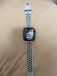 Apple Watch Series 7 GPS +流動網絡版本，45mm 不鏽鋼機身，97電池健康度