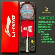 Lining Axforce 80 Red Fire Dragon Badminton Racket Limited Full Box - Velvet Bag Handle Accessories 