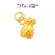 TAKA Jewellery 999 Pure Gold Mini Pineapple Pendant