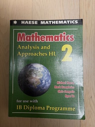 Haese Mathematics Analysis and Approaches HL Book 2 IB Diploma