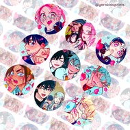 Alien Stage - ALNST - MiziSua IvanTill HyuLuka - Button Pin / Can Badge - 2.25" 58mm - Matte Finish