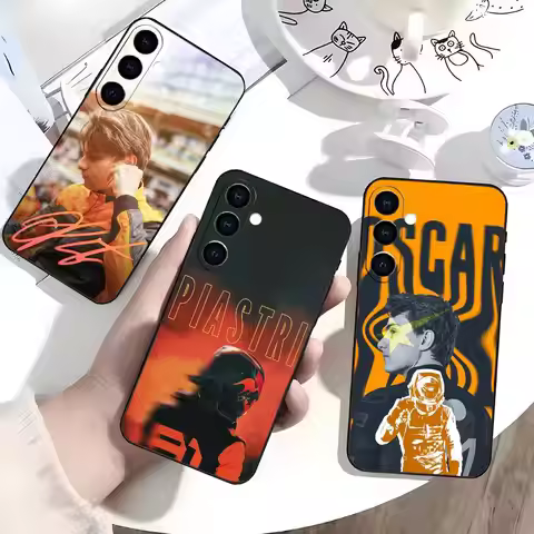 Driver O-Oscar P-Piastri Phone Case For Samsung Galaxy A73,A72,A71,A70,A53,A52,A51,Others Soft Black