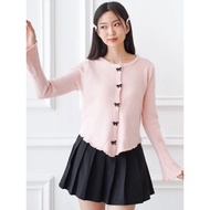 - IL - Bonie Top Cardigan Top Ribbon Knit Top Ribbon