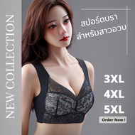 ชุดชั้นในผู้หญิง สปอร์ตบราสาวอวบ ชุดชั้นในคนอ้วน สปอร์ตบราคนอ้วน  Sport Bra เสื้อในไร้ขอบ เสื้อในไร้