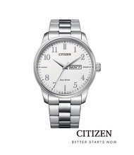 CITIZEN นาฬิกาข้อมือผู้ชาย Eco-Drive BM8550-81A Stainless Steel Men's Watch ( พลังงานแสง )