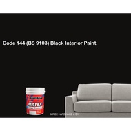 5L NIPPON Paint Super Matex CC Black For Interior Walls (Cat Hitam 5 liter Untuk Dinding Dalaman Rum