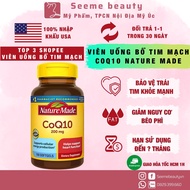 [DATE 3/2024] CoQ10 Cardiovascular Supplement Nature Made Heart Tonic 140 pills USA SeeMe beauty VC-