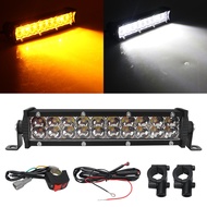 Highlight Double Row One Word 20 Lights Off-Road Vehicle Motorcycle Car Modified LED Work Spotlight