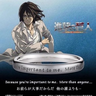 Attack treasure treasure Giant Ring Final Merchandise Anime Ring Finished Hair Plain Ring Ring