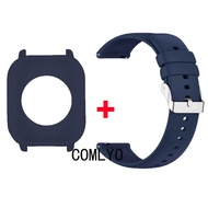 For FB003 FB033 GTS Smart watch Case Silicone soft Protective Bumper Cover Strap Band Screen Protect