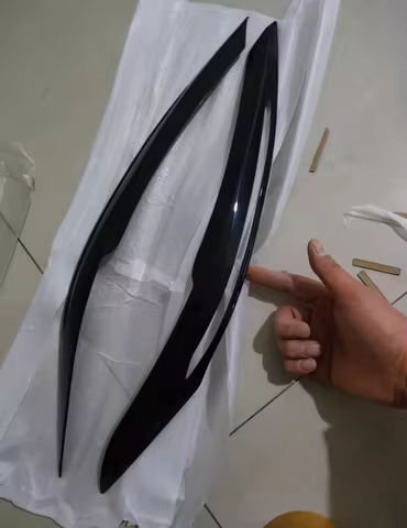 Car Headlight Eyebrow Eyelids Stickers Trim Cover Fit For BMW 1 Series F20 F21 Headlamp Eyelid 2011 