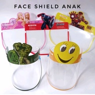 face shield anak karakter kacamata