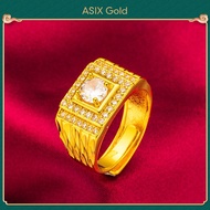 Emas 916 cincin untuk lelaki Ring 24K Gold Plated Korean Gold 916 Bangkok Gold 18K Saudi Gold Jewelr