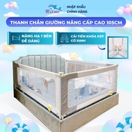 [TẶNG KHAY ĂN DẶM ]Thanh chắn giường Pakey cao cấp SIÊU DÀY nâng hạ dễ dàng cải tiến khóa kép trên d
