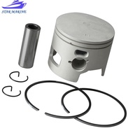 6K5-11631 6H3-11631 Boat Motor Piston Assy Ring Set Fit For Yamaha Outboards 2 Stroke 60HP-70HP