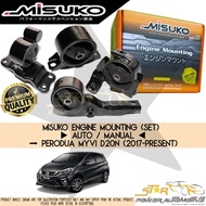 MISUKO Perodua Myvi D20N (2017~) Auto / Manual Premium Engine Mounting Set