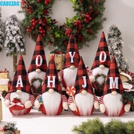 CABEZAG Gnome Faceless Doll Ornaments, Merry Christmas Creative Alphabet Standing Gnome, 7 Letters C