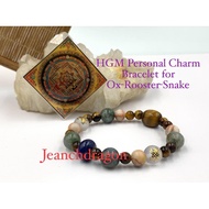 Feng Shui Hungry Ghost Month Personal Charm Bracelet Set for Ox Rooster Snake