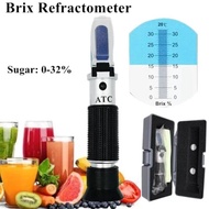 SALINITY REFRAKTOMETER ALAT UKUR KADAR GARAM REFRAKTOMETER ATC 0-100 %