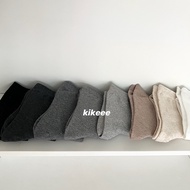 Kikeee Plain Color (Boys Style) Korean Socks Textureless Boys Men's Stockings stokin lelaki stokin