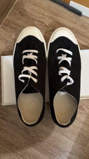 MUJI 無印良品 黑色帆布鞋