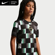 Nike Dri-FIT Kylian Mbappé Academy Big Kids' Short-Sleeve Soccer Top - Black [IO0720-010]