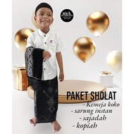 Prayer Package/Sarong+koko+Moslem+ kopiah 2-7 Years