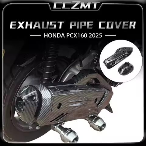 For Honda PCX160 PCX 160 pcx160 pcx 160 2025 Motorcycle Exhaust Pipe Cover Cowl Protector Tail Cover