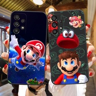 Classic Game Super Mario Soft Black Silicon TPU Cell Phone Case For  Samsung Galaxy A23 A20 A14 A13 A12 A11 A10 A9 A8 A7 A6 A5 A05 A04 A03 F12 M12 S E Star Plus 5G