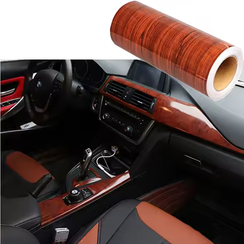 30X100cm Wood Grain DIY Car Sticker Decal Film For Seat Ibiza 6L 6J Leon FR 2 Altea Audi A3 8P 8V Q5