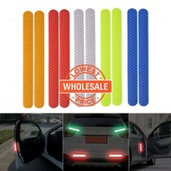 [ Wholesale Prices ] 2Pcs Pack Reflective Strip High Reflective Tape Reflective Strip Car Sticker Night Driving Safety Warning Car Rearview Mirror Reflex Tape