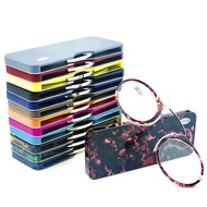 MINI clip nose bridge reading glasses 1.0 to 3.5 Portable presbyopic glasses with Case eo optical