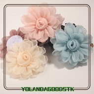 IYOLANDAGOODS1 5pcs Artificial Roses Flower, 10.5CM  Silk Roses Flower Head, Fashion DIY Organza Han