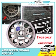 Nissan Livina 1.6 Arospeed Harden Lighten Light Weight Crank Pulley (T6061 Aluminium)