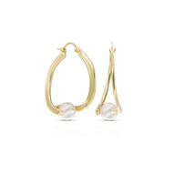 Ivana Pearl Gold Earrings