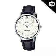 [Watchspree] Casio Ladies' Analog Black Leather Strap Watch LTPVT04L-7A2 LTP-VT04L-7A2